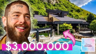 Post Malone | Inside His Luxury $3 Million Utah Mansion With Bunker | House Tour 2024