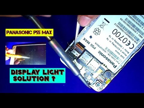 Display Light Problem How To Repair (Panasonic P55 Max) Eshan Mobile Guru Display Light Problem How To Repair (Panasonic P55 Max) Eshan Mobile Guru