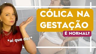 CÓLICA na gravidez é normal sentir? Como diferenciar