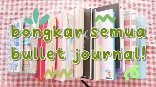 BONGKAR ISI BULLET JOURNAL 2016 - 2022 | LARAFA DIARY | INDONESIA