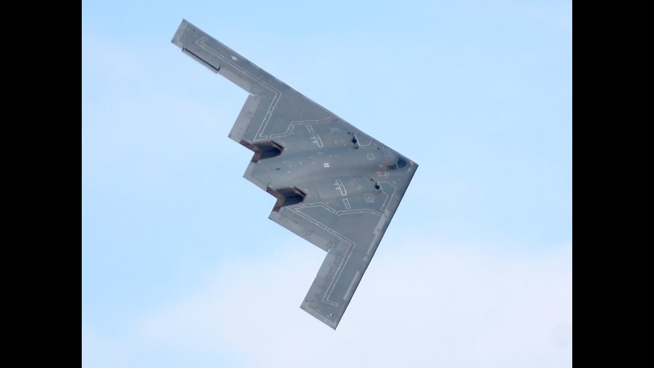 B-2 Stealth Bomber Fly Over! ( Rare ) - YouTube