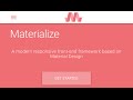 2.- Tutorial Materialize: NAVBAR