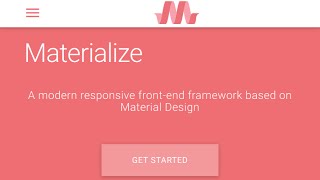 2.- Tutorial Materialize: NAVBAR