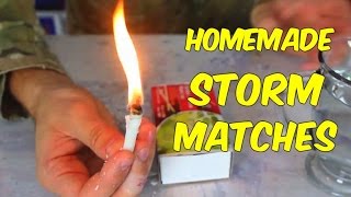 How to Make Storm Matches - Survival Tips #31