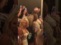 Kane Brown and Taylor Phillips mixing it up at Taylor’s wedding.