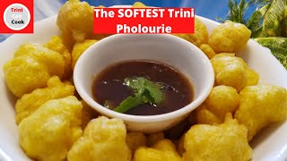 TRINI PHOLOURIE 🇹🇹- lightest, tastiest, softest, pholourie recipe/ perfect with chutney (#8)