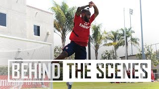 👀 Behind the scenes at our first LA training session | Arsenal in USA 2019