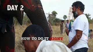 Baahubali @SETera - How to climb an elephant ?
