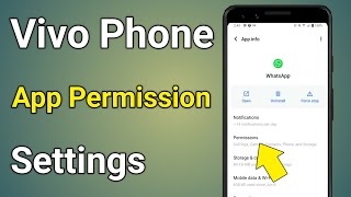 Vivo Phone App Permission | Vivo Mobile Me App Permission Kaise Kare