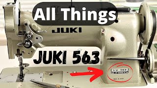 All Things Juki LU 563 Walking Foot Industrial / Commercial Sewing Machine w/ Gi