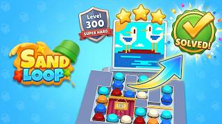 🏖️ Sand Loop Level 300 Walkthrough | Super Hard Level Solution (100% Solved!) 🧠