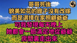 哥哥死後，貌美如花的嫂子沒有改嫁，而是選擇在家照顧爺爺，可我發現每天晚上，她都會一臉滿足地從爺爺房間裏走出來【煙雨夕陽】#情感故事 #為人處世 #中年 #睡前故事 #深夜讀書