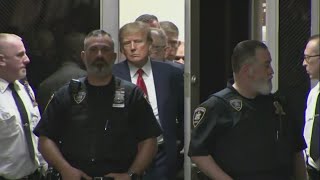 Historic moment: Former President Donald Trump turns himself in, pleads not guilty to 34 charges