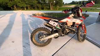 KTM Linkage vs PDS #losburnouts #ktm300xc #dirtbikeriding