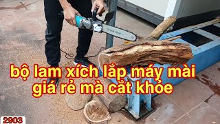 lam xích lắp máy mài - bộ lam xích gắn máy mài cầm tay