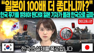 “일본이 100배 더 좋다니까?” 한국 무기를 밝히러 일본 기자가 급히 한국으로 파견되는데…