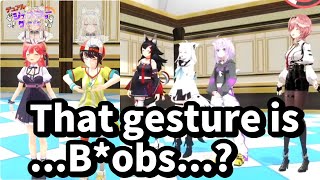 【EN/JP sub】Miko and Subaru's gestures represent the size difference of b**bs between FWMC.