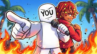 You DESTROY a $100,000 RAP BATTLE TOURNAMENT (Roblox Voice Chat)