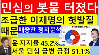 [고영신TV]윤석열, 정치적 부활하나?/ 윤 국힘 탄핵반대 세 개 지지율 급등, 트리플 크라운 달성(출연: 배종찬 인사이트케이대표)