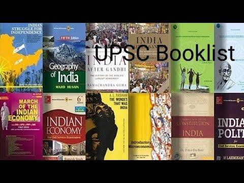 Booklist And Resources For UPSC CSE- Prelims & Mains | Chahal Academy # ...