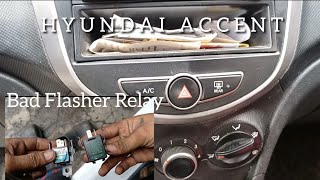 HYUNDAI ACCENT | Hazard/Turn Signal Light Problem (Flasher Relay) Stays On Or not working