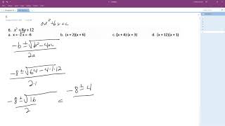 x^2 + 8x + 12 factor the following polynomial completely