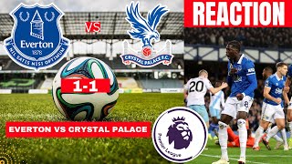 Everton vs Crystal Palace 1-1 Live Stream Premier League Football EPL Match Score 2024 Highlights