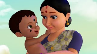தூங்குடா என் செல்லம், நீ தங்க கட்டி வெல்லம் | Tamil Baby Folk Songs | Infobells
