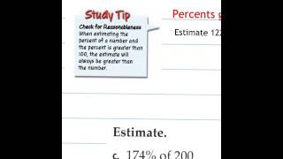 7-3 Percent and Estimation