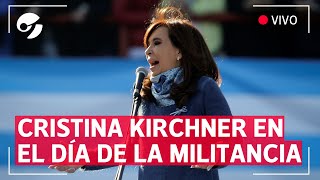 Cristina Kirchner en el Día de la Militancia: "El 1° de septiembre se quebró el pacto democrático"