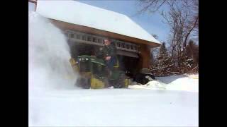 Snowblowing with the 140