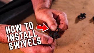 How to Use & Install Locking Sling Swivels - Grovtec Tutorial