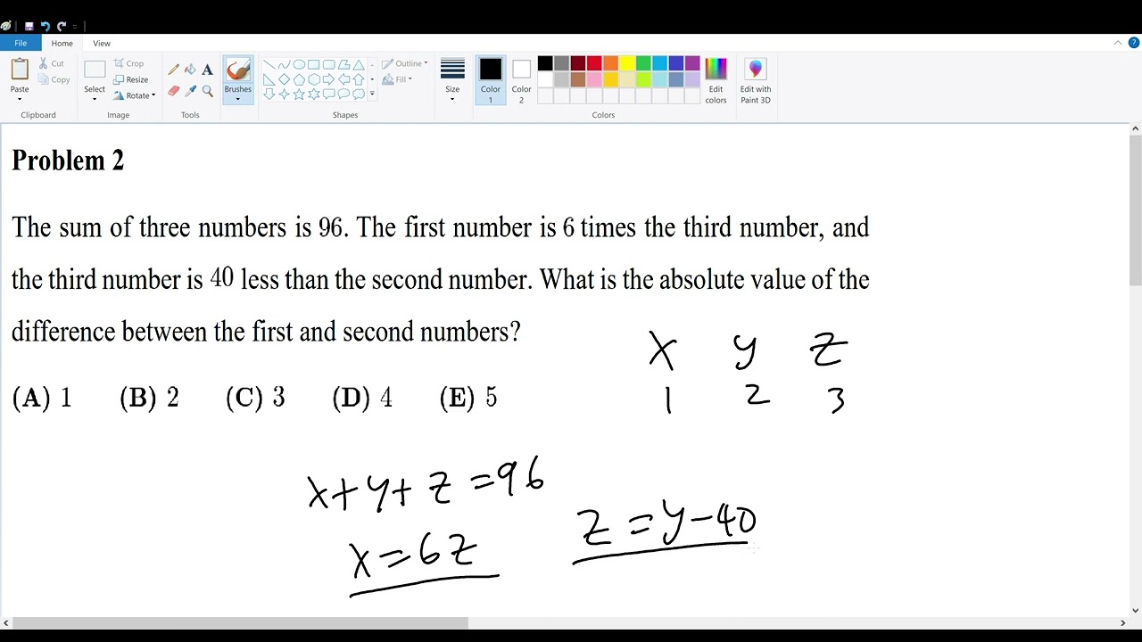 2022 AMC 12A Problem 2 + 2022 AMC 10A Problem 3 - YouTube