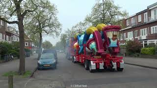 Kermis Haarlem 2023 Afbouw en Transport Zaanenlaan  Deel 3