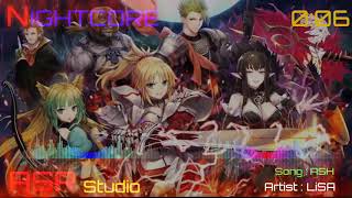 [Nightcore] LiSA - ASH [Fate/Apocalypha]