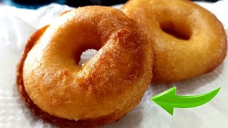 If you have 1 apple 🍎and 1 egg! Make this dessert in 5 minutes! No Oven || FRIED APPLE DONUTS