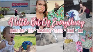A Little Bit Of Everything! Costco Grocery Haul, Cleaning, Clothing Haul, Food Prep, & Family Fun!