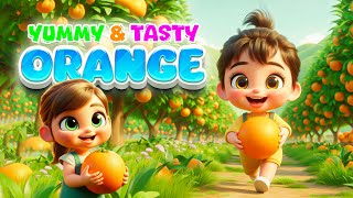 Yummy Orange Fruit Song for Kids | Tamil | #TinyGeniusTV குழந்தைகளுக்கான தமிழ் பாடல்