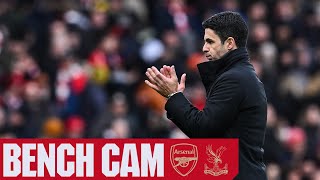 BENCH CAM | Arsenal vs Crystal Palace (5-0) | A five-star showing from the Gunners!