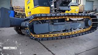 JCB 86C-1 600mm Steel Track and Rubber Block Conversion