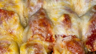 MEATY \u0026 CHEESY STUFFED SHELLS😋👌🏼‼️