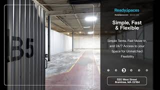 ReadySpaces Braintree | Small Business Warehouse Storage Space for Rent