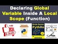 How to Use Global Variables Inside a Python Function?