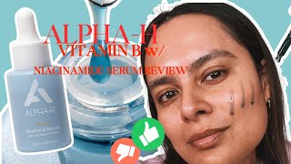 ALPHA H Vitamin B Serum w/ Niacinamide Review | Nadia Vega