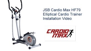 How to Install JSB Cardio Max HF79 Elliptical Cross Trainer Fitness Exercise Cycle