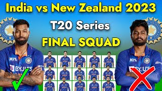 India Tour Of New Zealand | Team India Final T20 Squad vs Nz | India vs New Zealand T20 Schedule