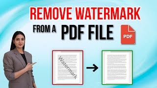 How To Remove Watermark from PDF File / Document? #watermarkremover  #pdfedit  | Systweak PDF Editor