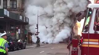 Steam Pipe Explodes In Manhattan Flatiron District