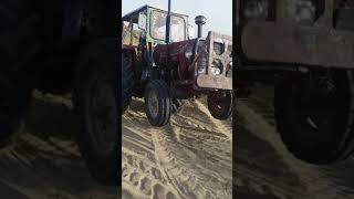 #Short.Used Tractor MF.265 Model  1982 working Hard on Loaded Mud Trolli Work | Layyah Tractors