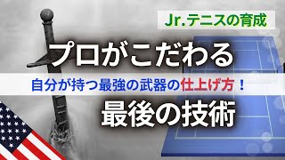 【神回】プロがこだわる最後の技術！ #ジュニアテニス #jr #tennis #テニス #ゲームメイク #テクニック